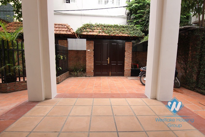 Four beds house for rent in To Ngoc Van alley, Tay Ho, Hanoi