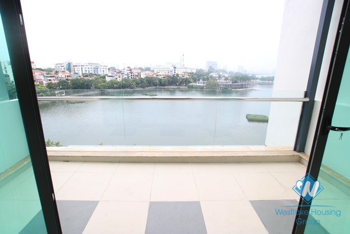 01 bedroom apartment with lake view for rent in Truc Bach area, Ba Dinh, Hanoi