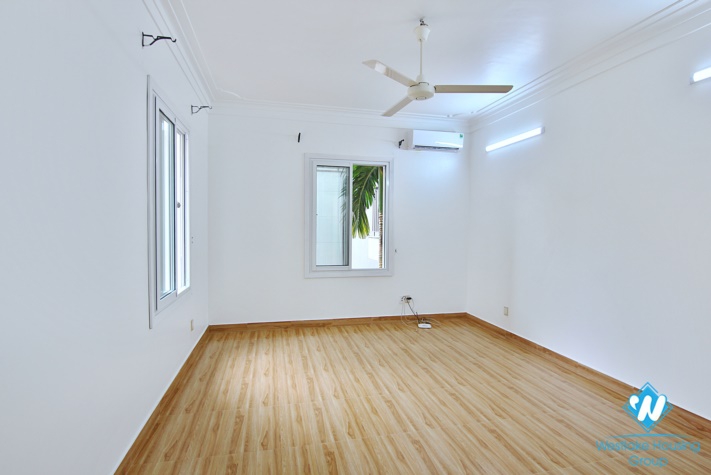Furnished house rental with swimming pool in a quiet area in Tay Ho district, Hanoi