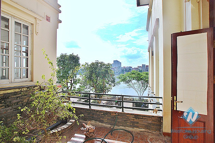 Lake view house with 5 bedrooms in Tay Ho