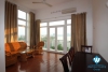 Spacious 3 bedroom apartment available for rent on Xuan Dieu street, Tay Ho, Hanoi.