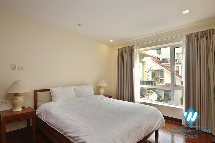 Two bedroom serviced apartment for rent in quiet Ha Hoi street, Hoan Kiem district