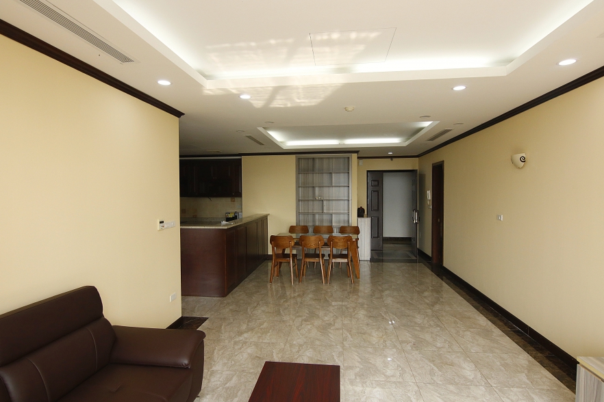 Bright modern 3-bedroom apartment for rent in Ba Dinh