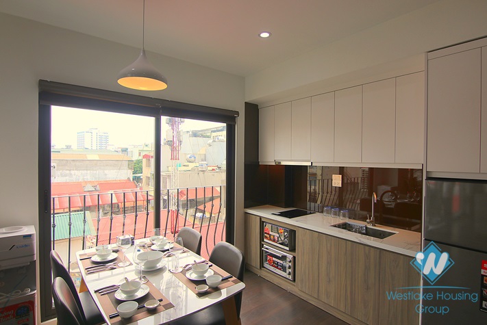 Morden one bedroom apartment for rent in Lieu Giai, Ba Dinh