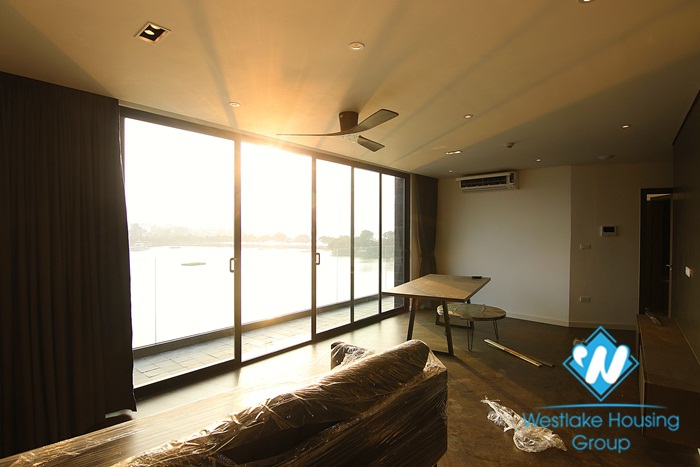 Brand new, modern styling apartment with amazing Truc Bach lake view for rent