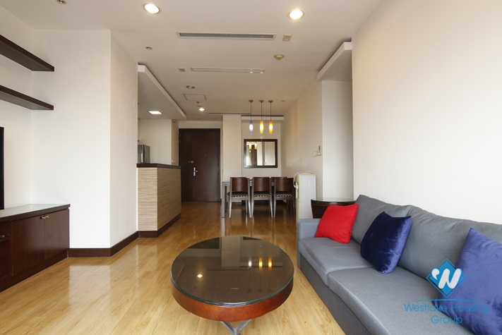 Three bedroom apartment for rent in Hoa Binh Green, 376 Buoi st, Ba Dinh
