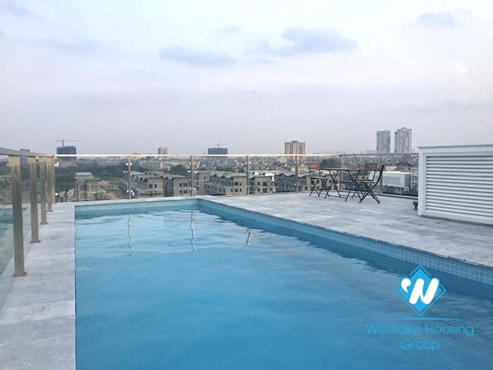 Magnificent 02 bedroom apartment with breaking view from wonderful balcony for rent  in Ngoc Thuy