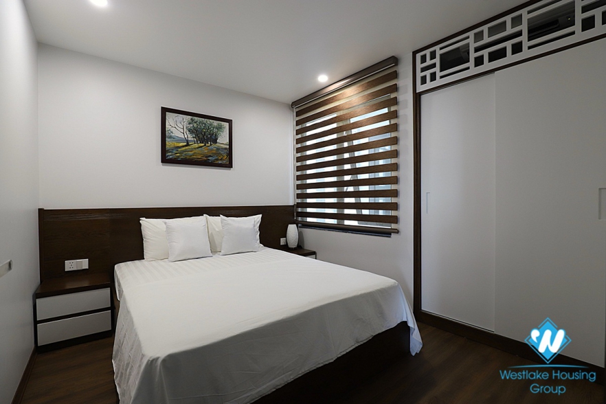 A Brand- New Affordable 02 bedroom Apartment  with  Charming balcony for rent in Ba Dinh 