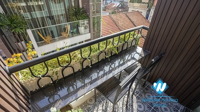 New apartment for rent in a quiet alley in the heart of Hoan Kiem district.