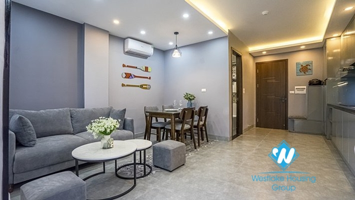 New apartment for rent in a quiet alley in the heart of Hoan Kiem district.