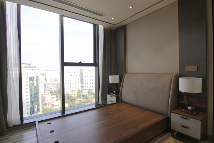 Morden and brand new three bedrooms apartment for rent in Giang Vo, Ba Dinh