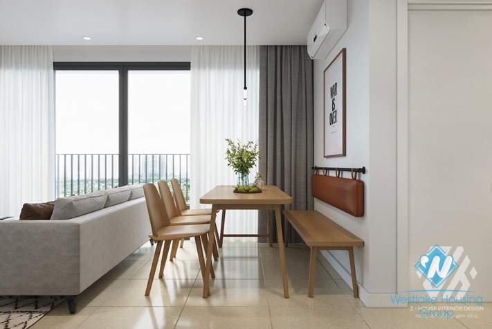 A well-designed apartment for rent in D'capital, Tran Duy Hung, Cau Giay