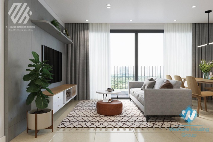 A well-designed apartment for rent in D'capital, Tran Duy Hung, Cau Giay