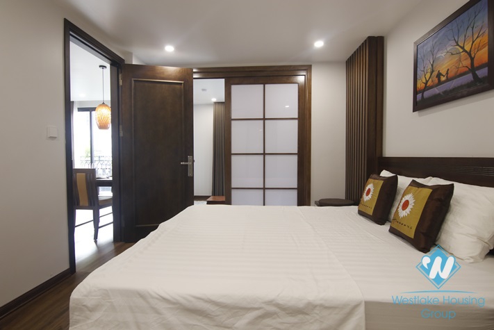 Morden 1+ bedroom apartment for lease in Kim Ma Thuong, Ba Dinh, Ha Noi