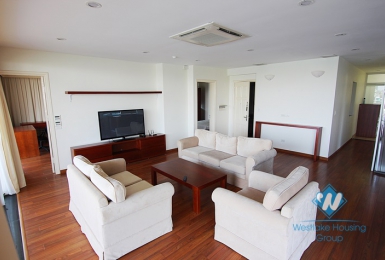 Beautiful apartment with big  balcony for rent in Tay Ho area 