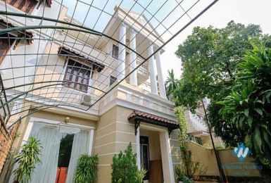 A big, well-equipped villa in Ciputra C Block for rent
