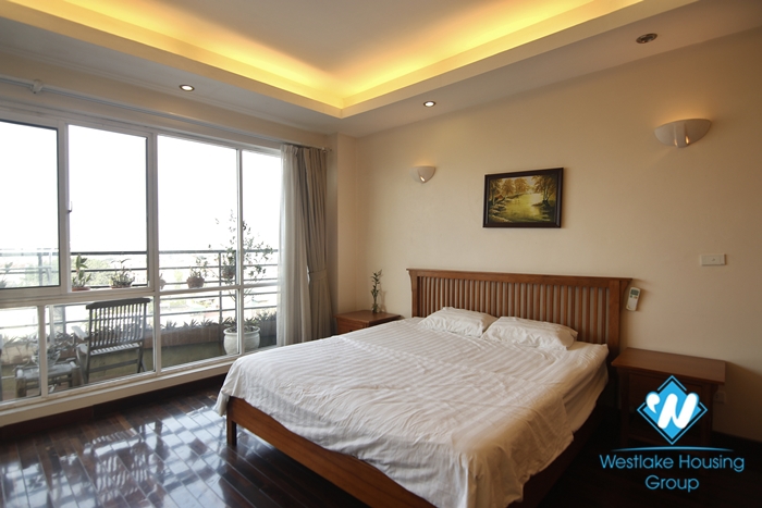 Two bedroom apartment for rent in Hoan Kiem near Hanoi train station.