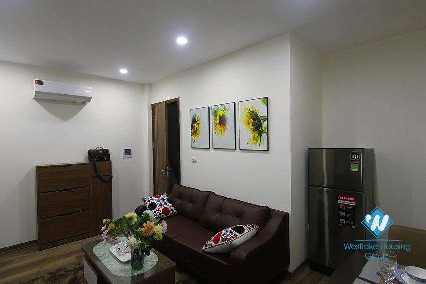 A furnished 2 bedrooms apartment for rent in Dao Tan, Ba Dinh
