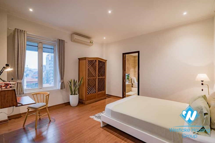 Three bedroom duplex apartment for rent in Hanoi Old Quarter.