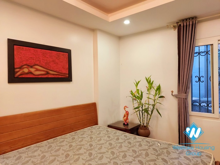 A colorful 2 bedroom apartment for rent on Quan Thanh street, Ba Dinh