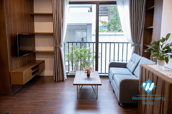 A blissful 1 bedroom serviced apartment for rent on Dao Tan street, Ba Dinh
