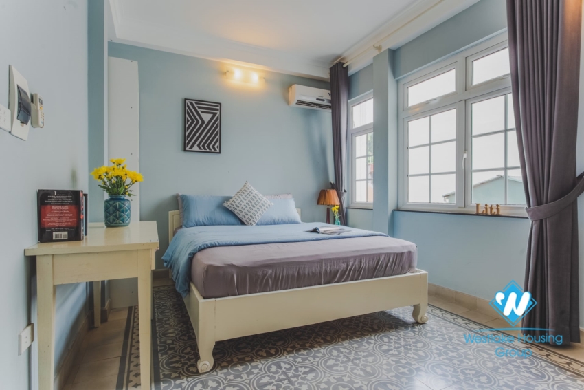 Three bedroom duplex apartment for rent on Ba Trieu street near Hoan Kiem Lake