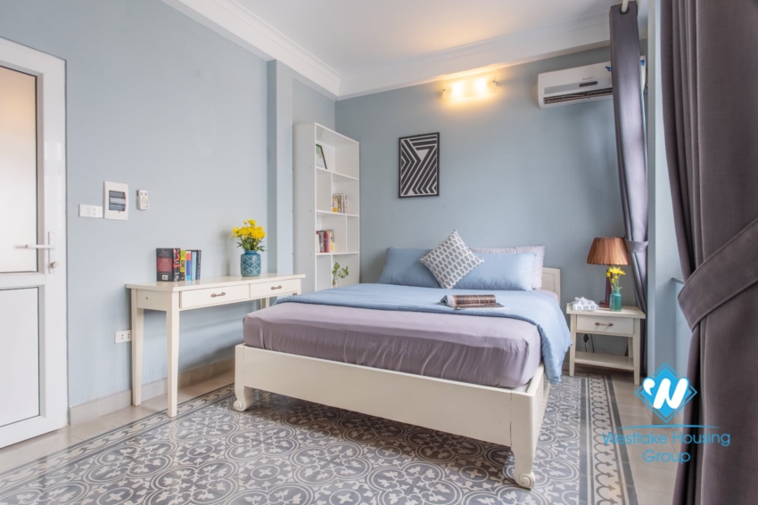 Three bedroom duplex apartment for rent on Ba Trieu street near Hoan Kiem Lake