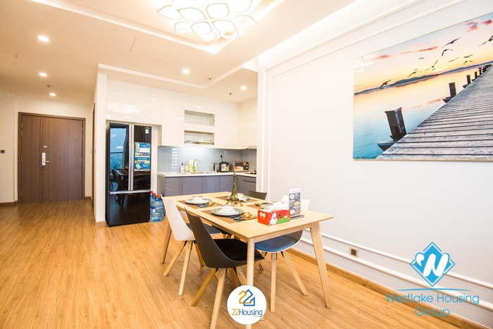 A brand new and modern 3 bedroom apartment for rent in Vinhome Metropolis, Ba dinh, Hanoi