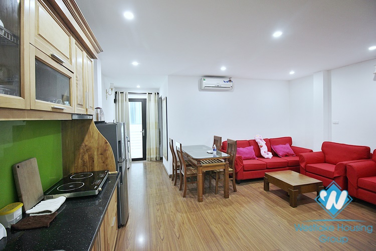 A furnished one bedroom apartment for rent in Tu Hoa st, Tay Ho