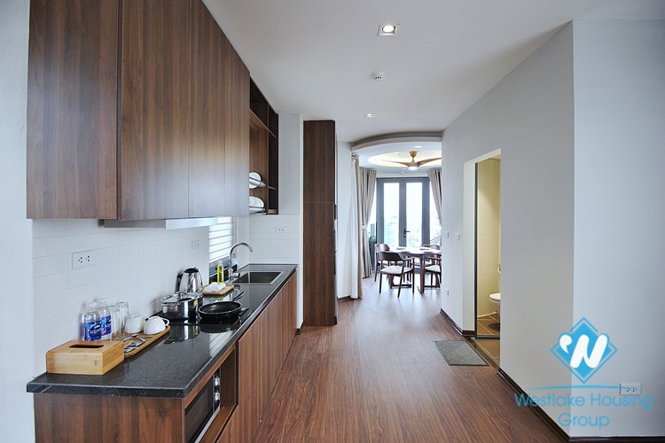 A well-decorated duplex 2 bedrooms apartment for rent in Au Co st, Tay Ho