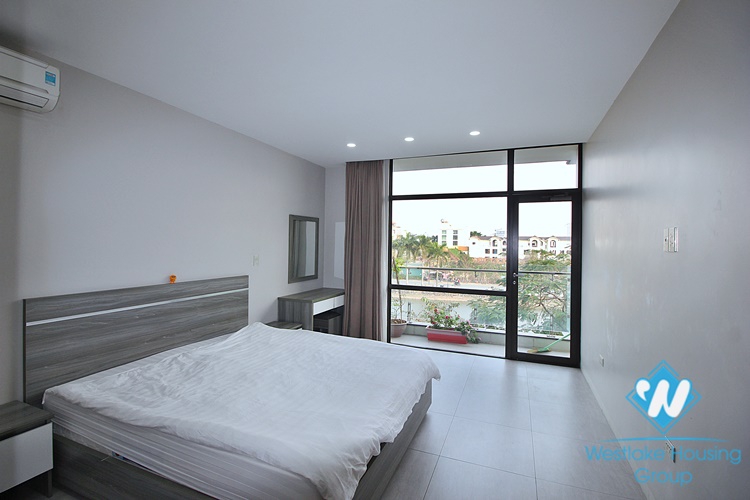 Lake view serviced apartment for rent in Trinh Cong Son street, Tay Ho