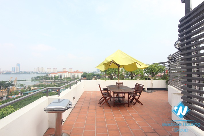 A High quality apartment with huge balcony for rent in Tay Ho, Hanoi