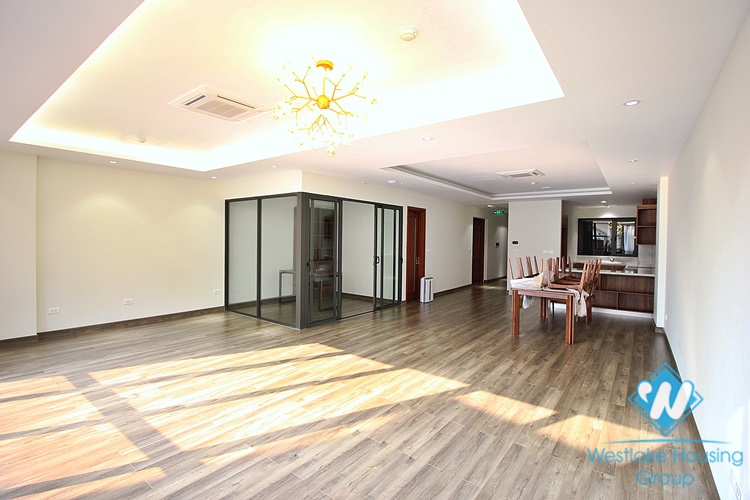 Spacious three bedrooms apartment for rent in Au Co street, Tay Ho