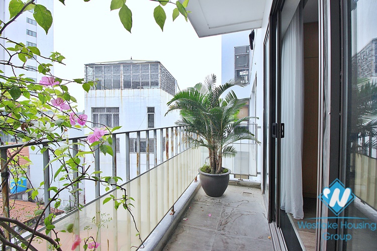 Morden and bright two bedrooms apartment for rent in Tay Ho area