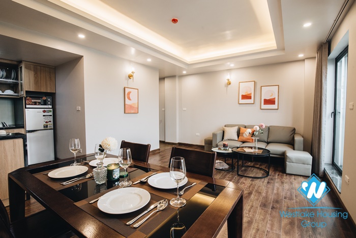 A brand new and modern 2 bedroom apartment for rent in Au co, Tay ho, Hanoi