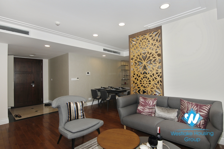 Two bedroom serviced apartment for rent in Hoang Thanh Tower,