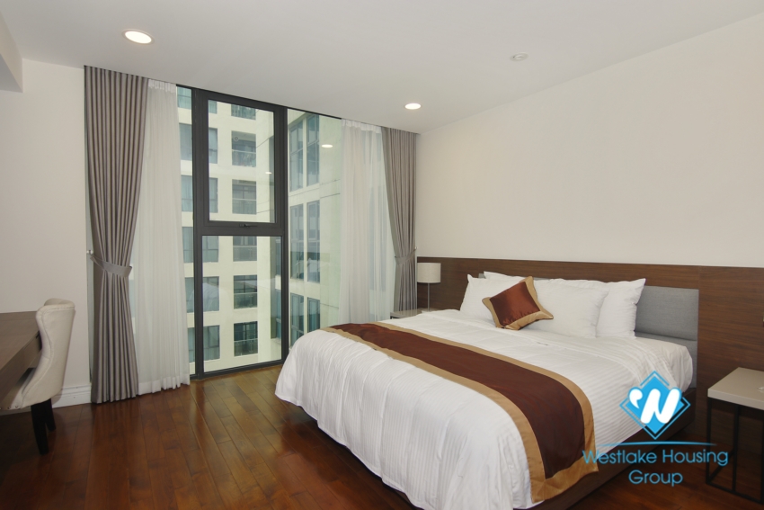 Two bedroom serviced apartment for rent in Hoang Thanh Tower,