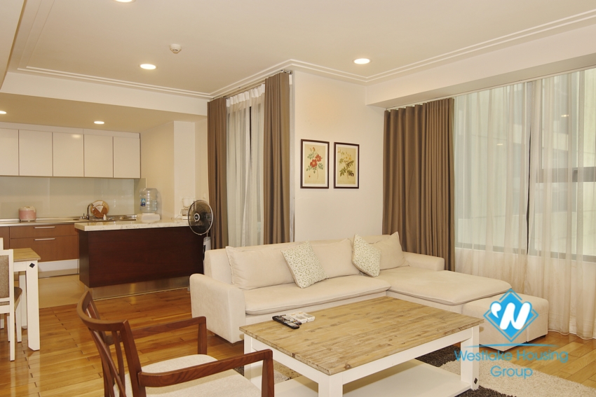 Two bedroom serviced apartment for rent in Hoang Thanh Tower, Hai Ba Trung
