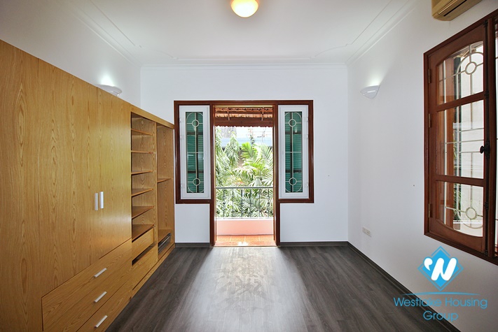French colonial house with swimming pool for rent in Westlake area, Hanoi