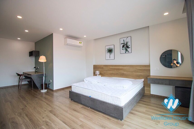 Morden 2 bedrooms apartment with huge terrace for rent in Vu Mien, Yen Phu village