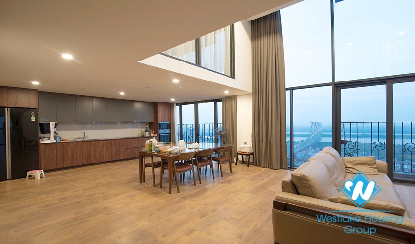 River-view two bedrooms apartment for rent in Penstudio building, Tay Ho