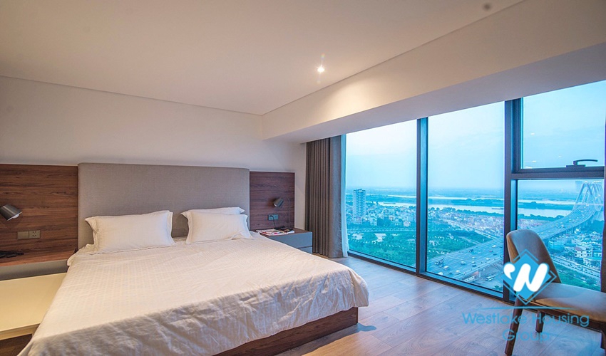 River-view two bedrooms apartment for rent in Penstudio building, Tay Ho