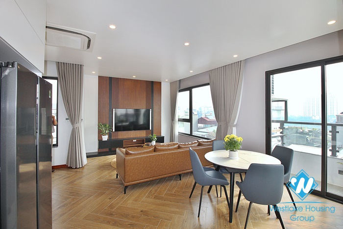 A newly and modern 1 bedroom apartment for rent in Xuan dieu, Tay ho