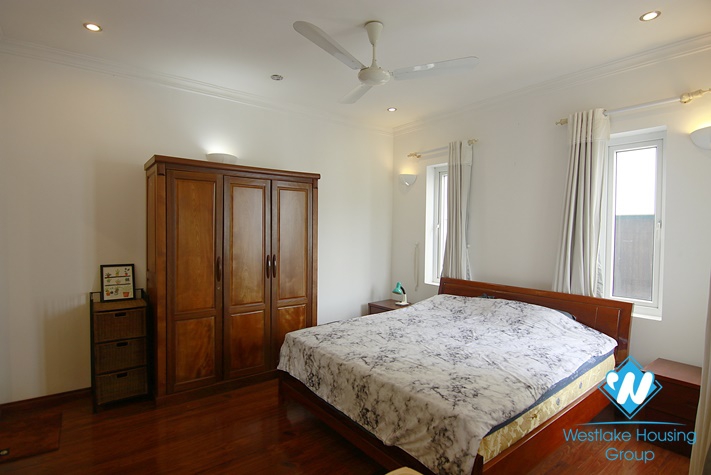 Old style apartment with 2 bedrooms for rent on Tu Hoa st, Tay Ho District