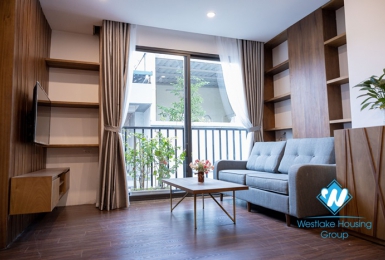 A blissful 1 bedroom serviced apartment for rent on Dao Tan street, Ba Dinh