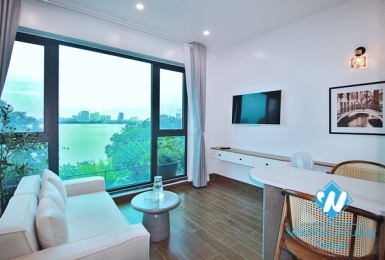Brand new apartment with lake view in Dang thai mai