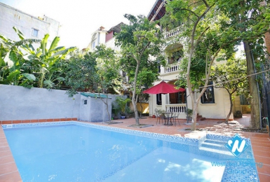 Lovely Garden house with swimming pool for rent in Tay Ho District