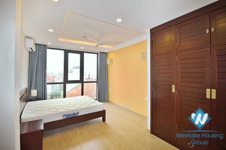 Spacious 4 beds apartment for rent in To Ngoc Van street, Tay Ho