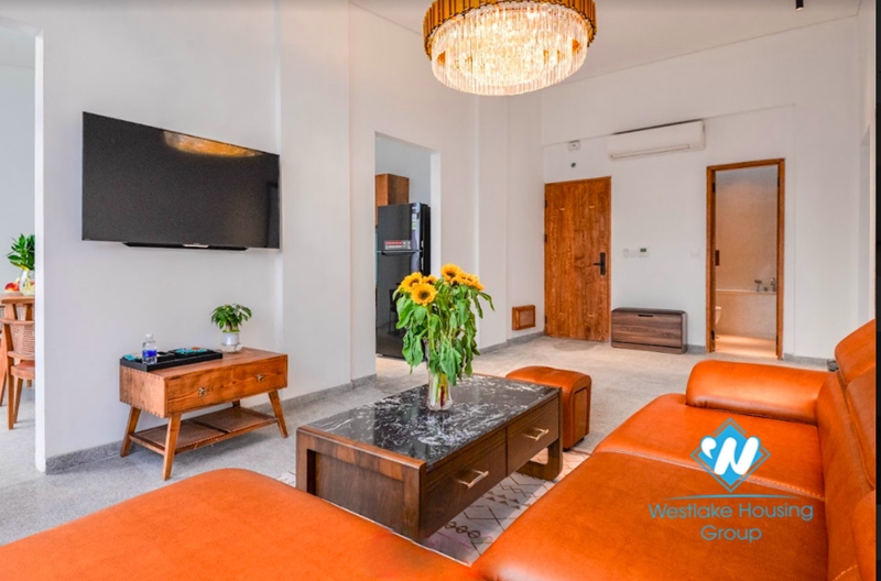 Japanese style 2 bedroom apartment for rent in Cau Giay.