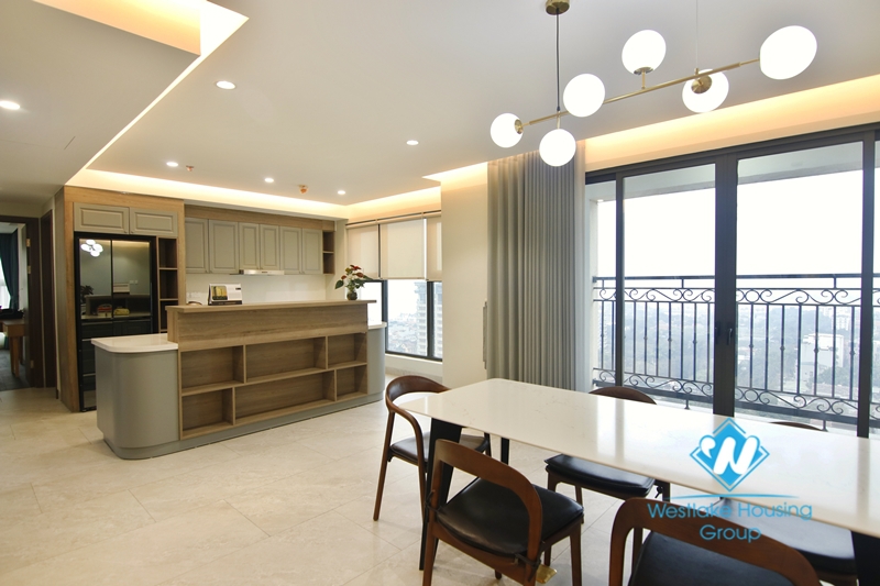 Luxury modern two-bedroom apartment for rent at D'Le Roi Soleil Quang An